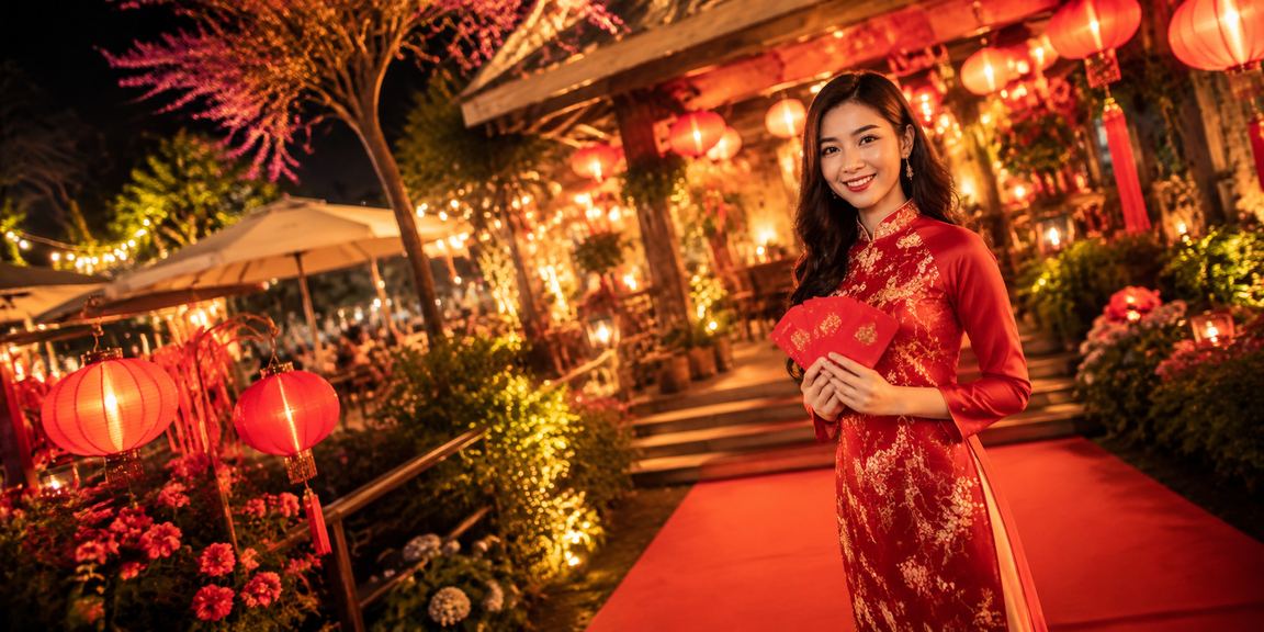 Người dùng nhận phong bì đỏ thưởng tại Đà Lạt sau khi đăng ký tài khoản x5b thành công